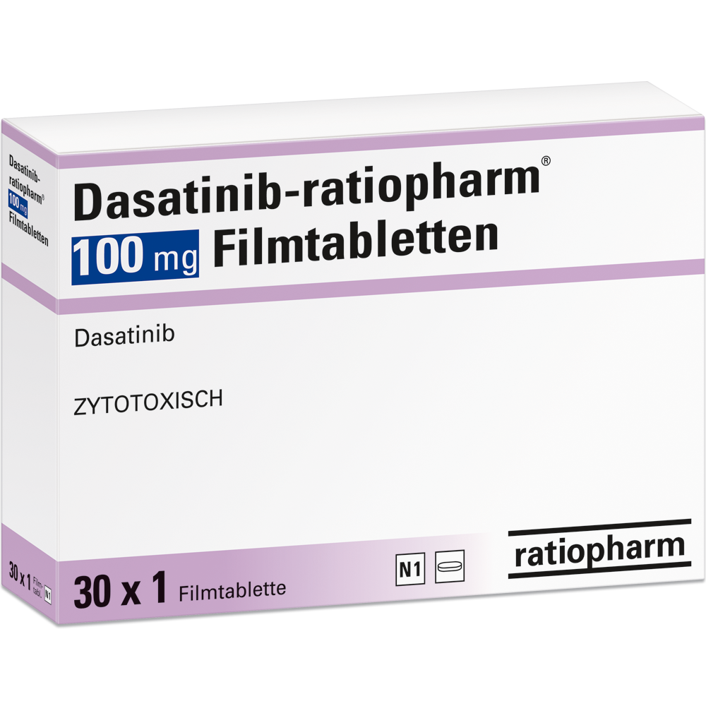 Dasatinib-ratiopharm® 100&nbsp;mg Filmtabletten